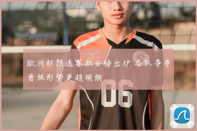 欧洲杯预选赛积分榜出炉 各队争夺晋级形势更趋明朗